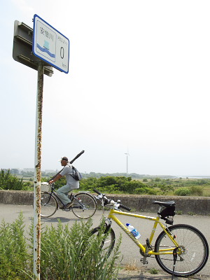 ポタリング写真：安倍川河口