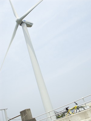 ポタリング写真：風力発電の風車